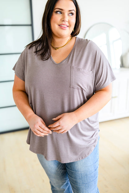 Go To Tiny Stripe Top - WEBSITE EXCLUSIVE