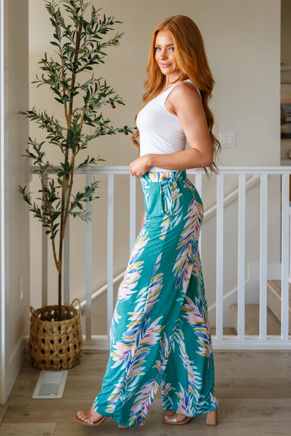Hawaiiana Floral Print Pants - WEBSITE EXCLUSIVE
