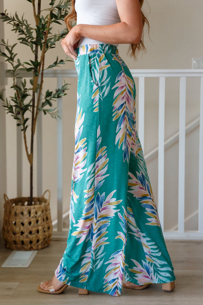 Hawaiiana Floral Print Pants - WEBSITE EXCLUSIVE