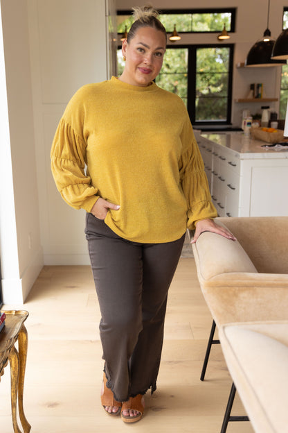 Honey Be Mine Balloon Sleeve Sweater - WEBSITE EXCLUSIVE