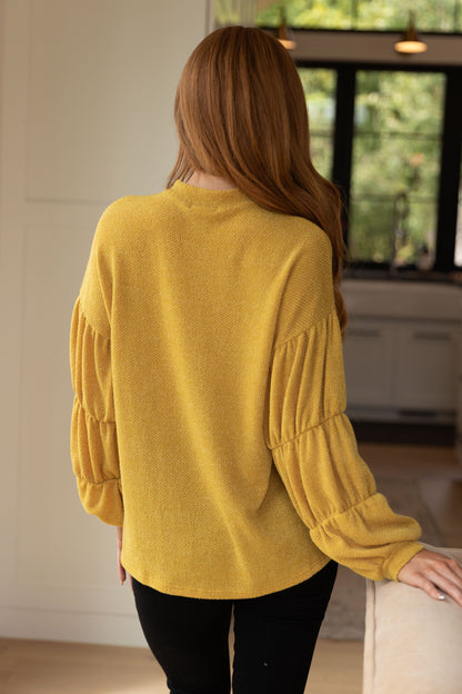 Honey Be Mine Balloon Sleeve Sweater - WEBSITE EXCLUSIVE