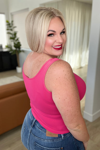 Carefree Seamless Reversible Tank in Fuchsia - WEBSITE EXCLUSIVE