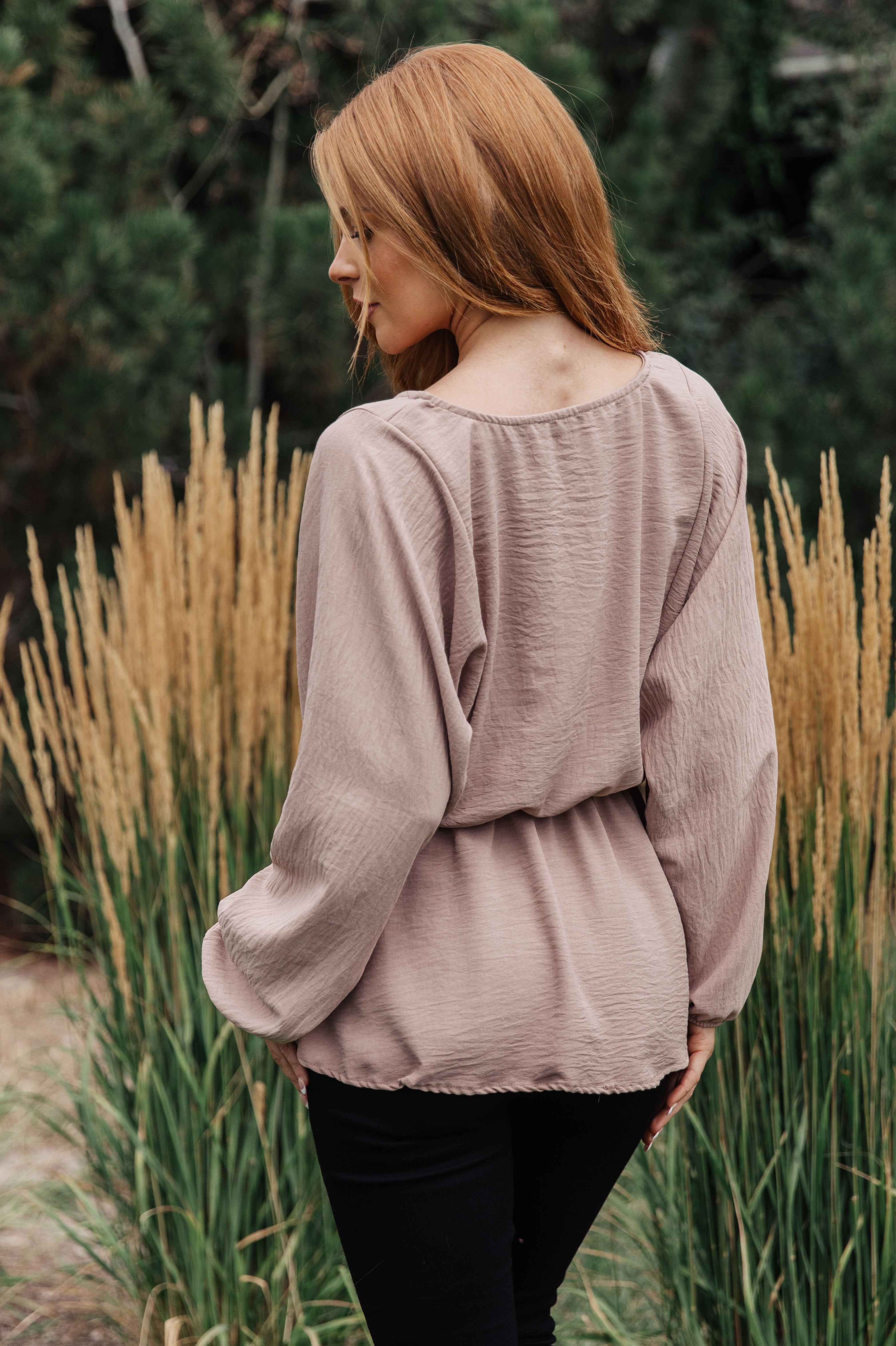 Imagine It All V-Neck Peplum Top - WEBSITE EXCLUSIVE