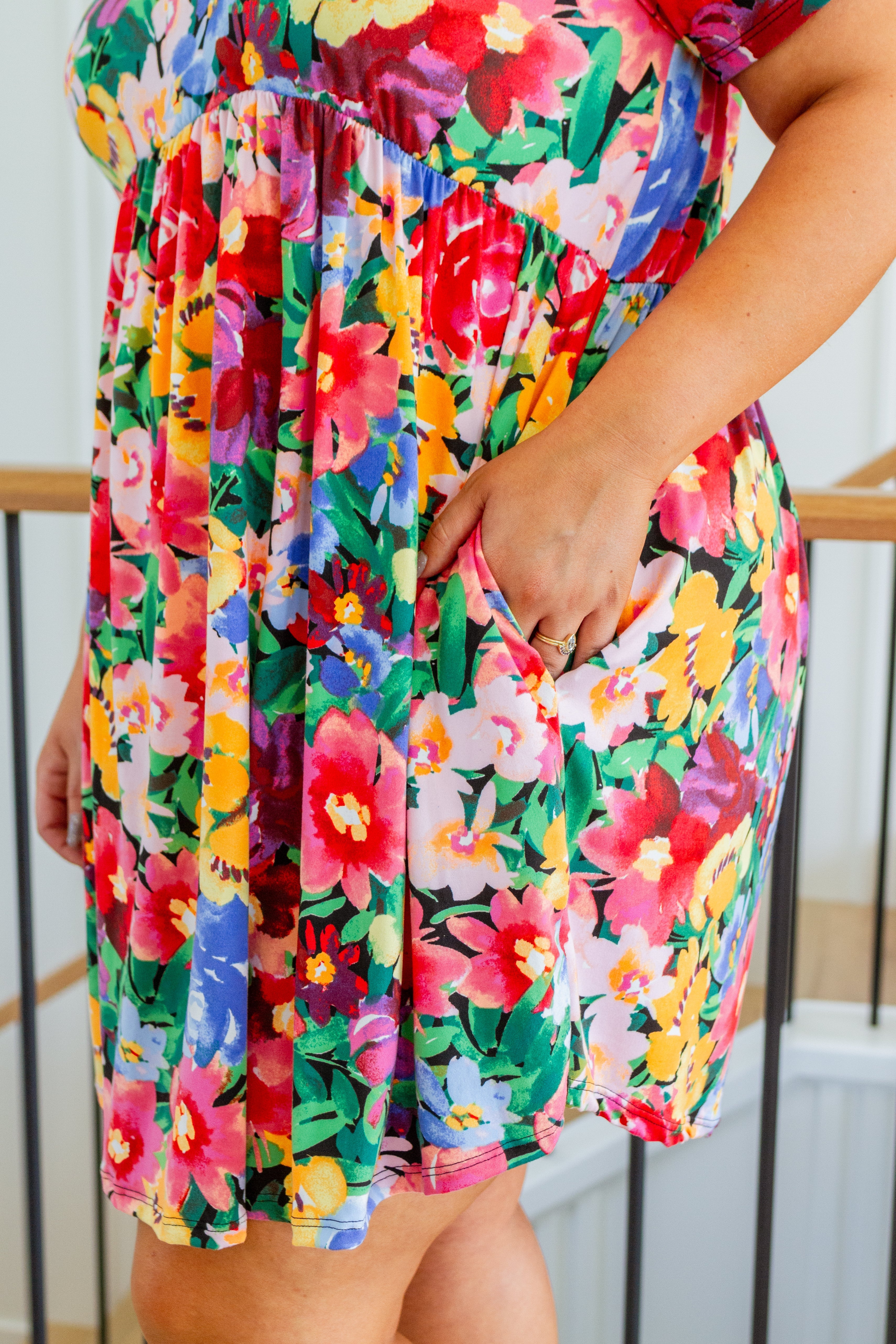 In The Garden Floral Dress - WEBSITE EXCLUSIVE