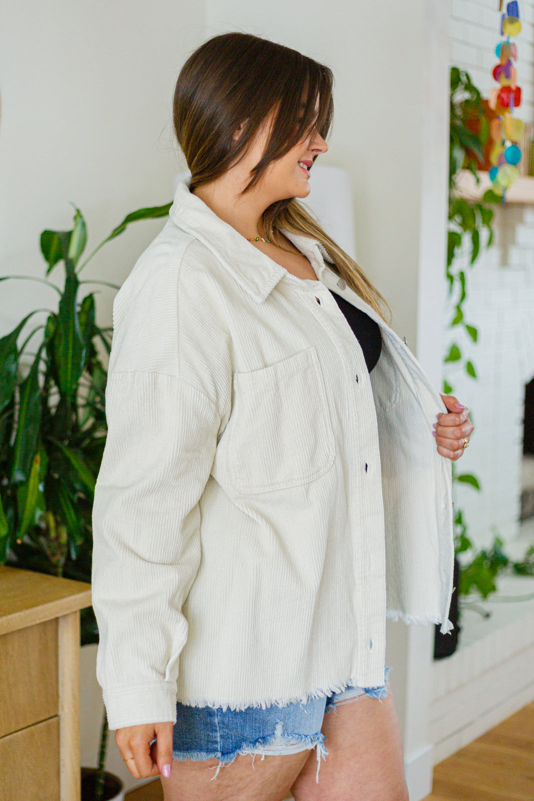 Invested in You Corduroy Shacket - WEBSITE EXCLUSIVE