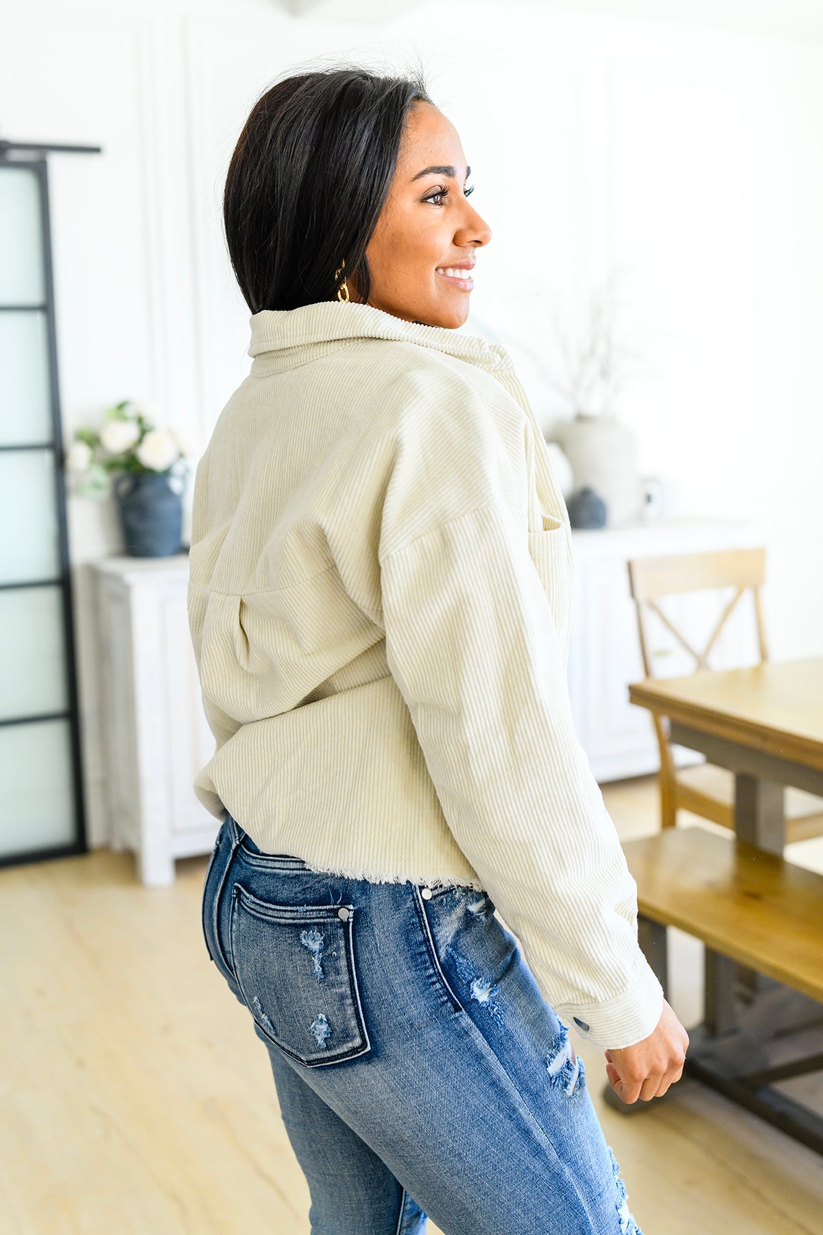 Invested in You Corduroy Shacket - WEBSITE EXCLUSIVE