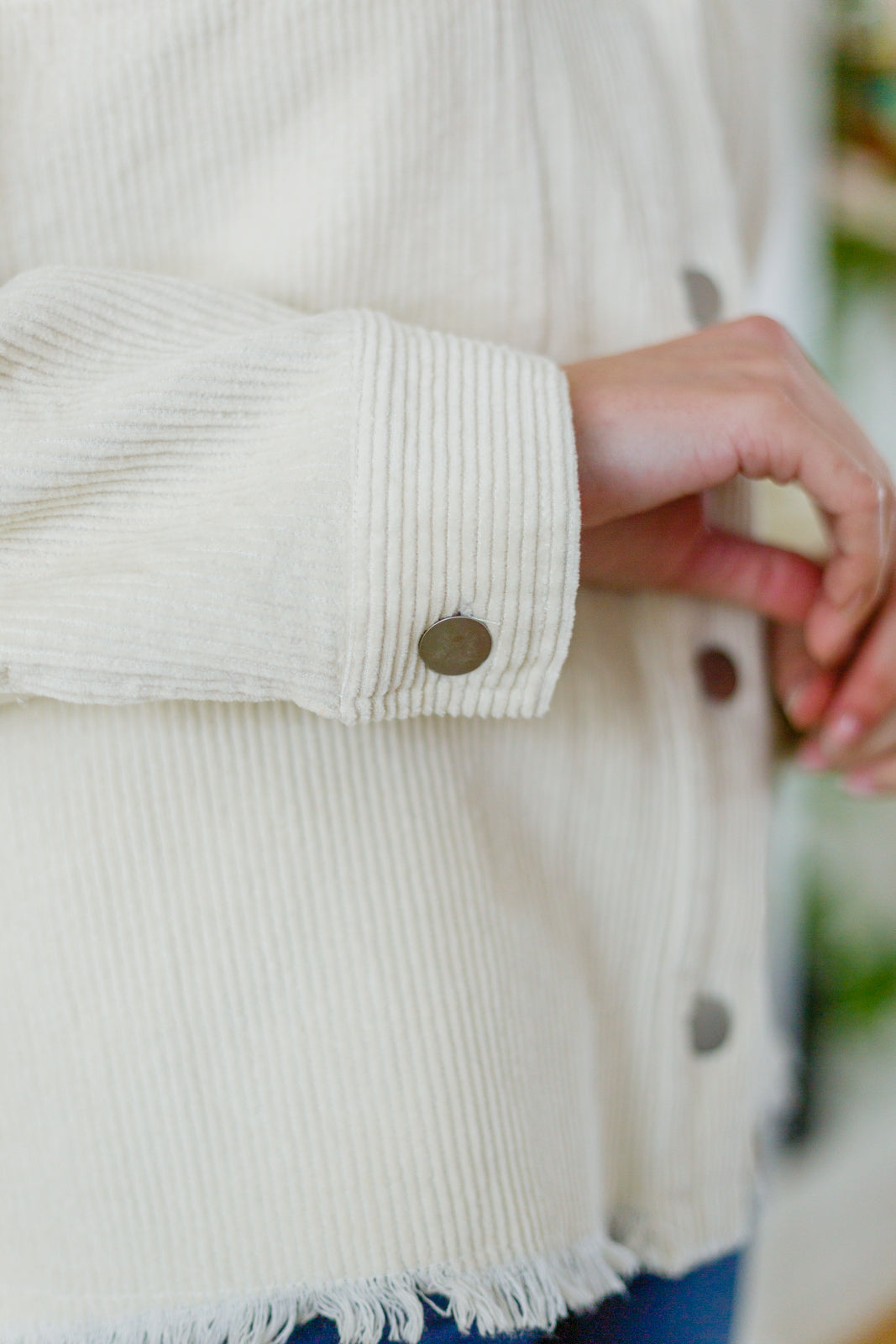 Invested in You Corduroy Shacket - WEBSITE EXCLUSIVE