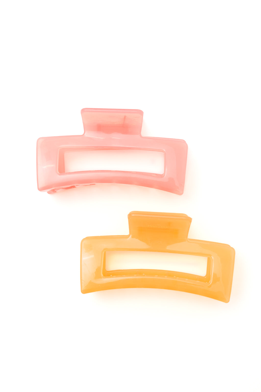 Jelly Rectangle Claw Clip in Watermelon - WEBSITE EXCLUSIVE
