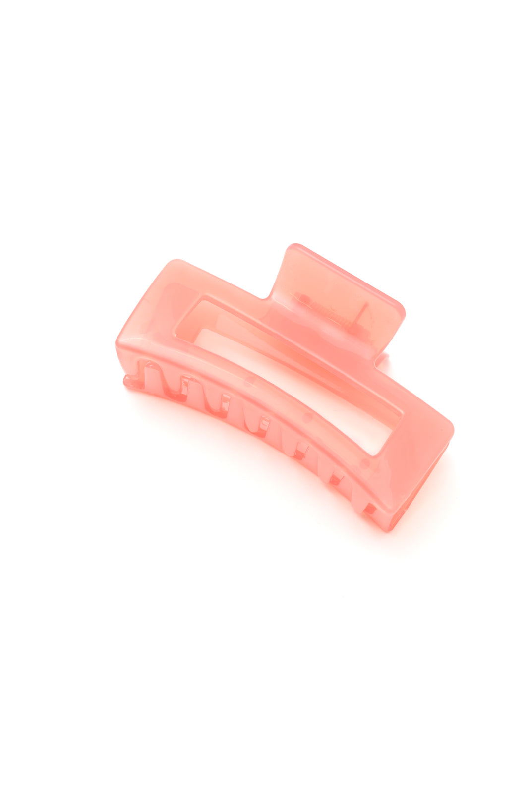 Jelly Rectangle Claw Clip in Watermelon - WEBSITE EXCLUSIVE
