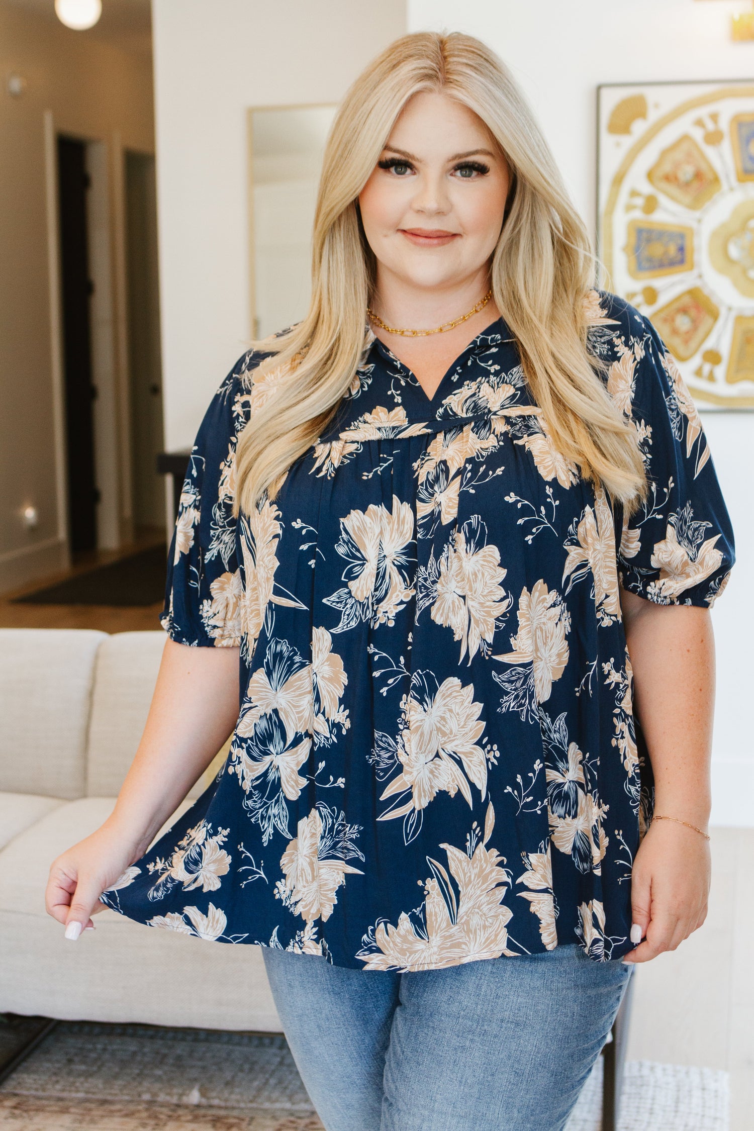 Just Coasting Floral Blouse - WEBSITE EXCLUSIVE