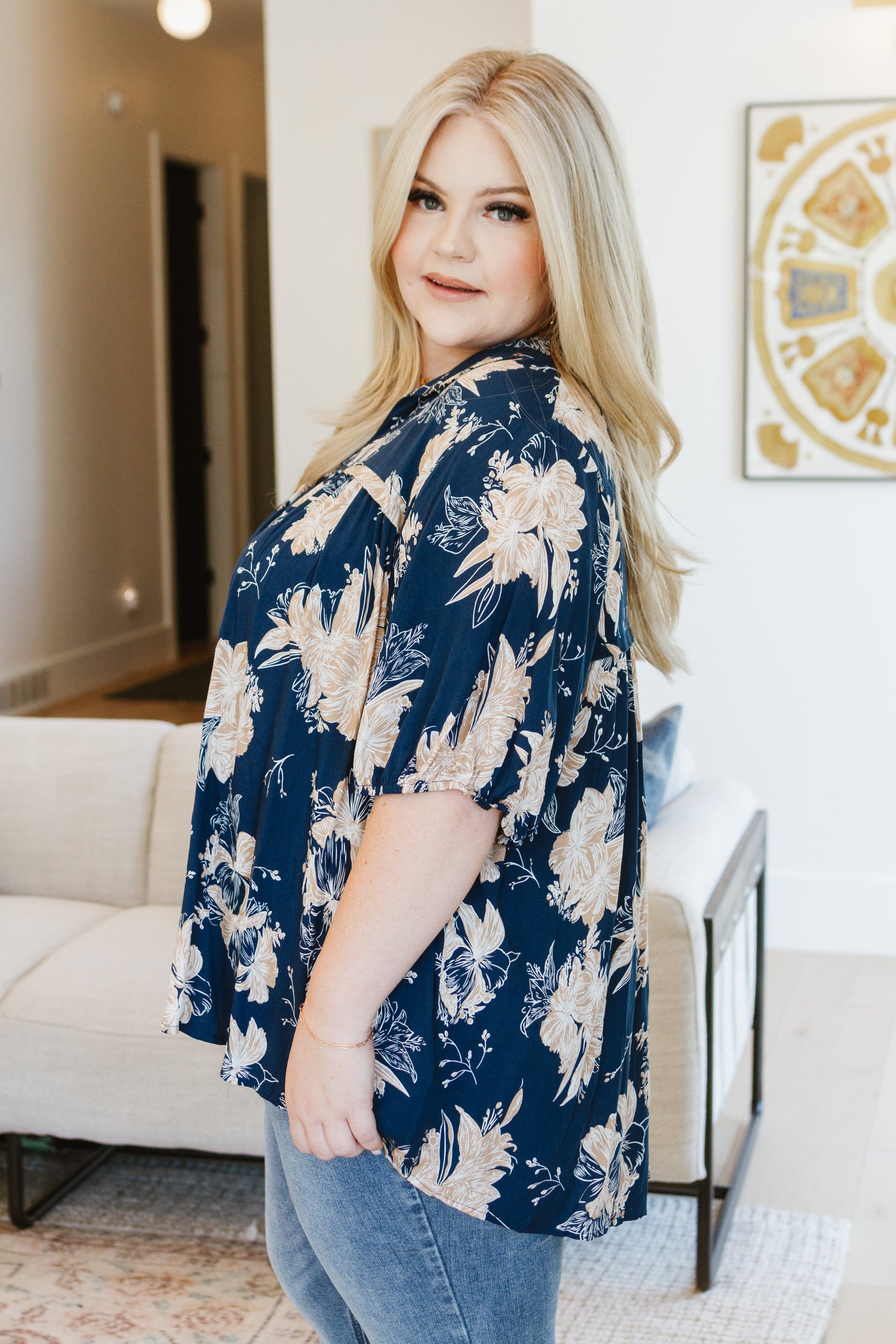 Just Coasting Floral Blouse - WEBSITE EXCLUSIVE