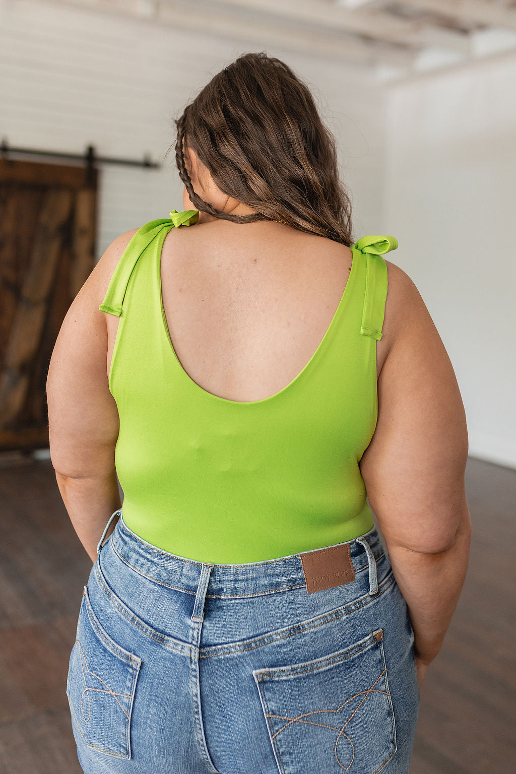 Just a Spritz Bodysuit in Lime - WEBSITE EXCLUSIVE
