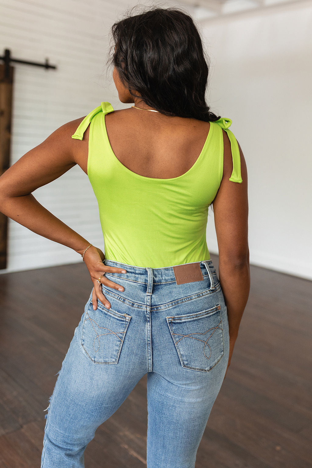 Just a Spritz Bodysuit in Lime - WEBSITE EXCLUSIVE