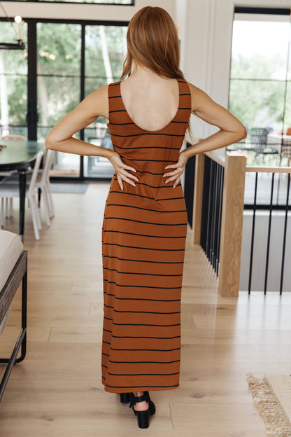 Keep it Casual Striped Maxi Dress - WEBSITE EXCLUSIVE