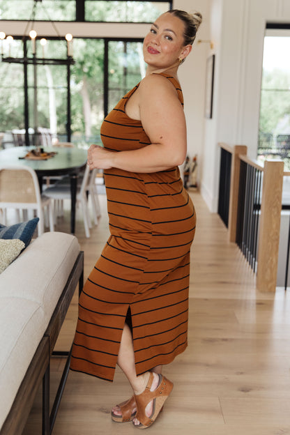 Keep it Casual Striped Maxi Dress - WEBSITE EXCLUSIVE