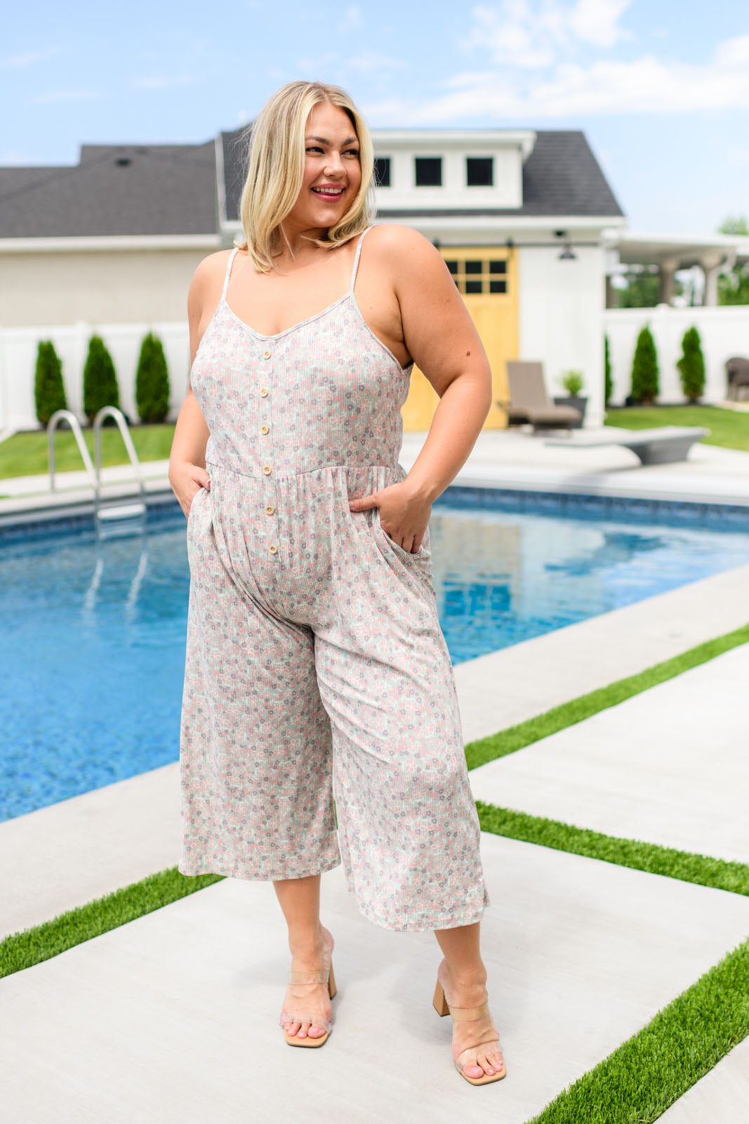 Lucky In Love Floral Jumpsuit- WEBSITE EXCLUSIVE