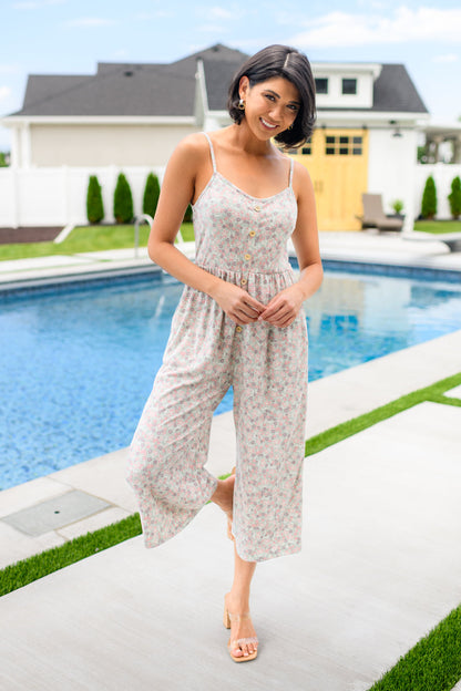 Lucky In Love Floral Jumpsuit- WEBSITE EXCLUSIVE
