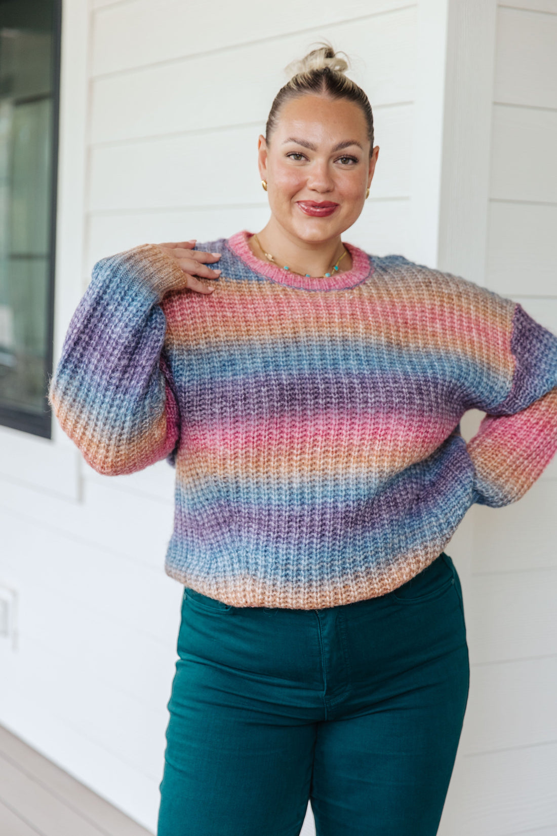 Make Your Own Kind of Music Rainbow Sweater - WEBSITE EXCLUSIVE