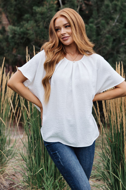 Mild Moments Pleat Detail Top - WEBSITE EXCLUSIVE