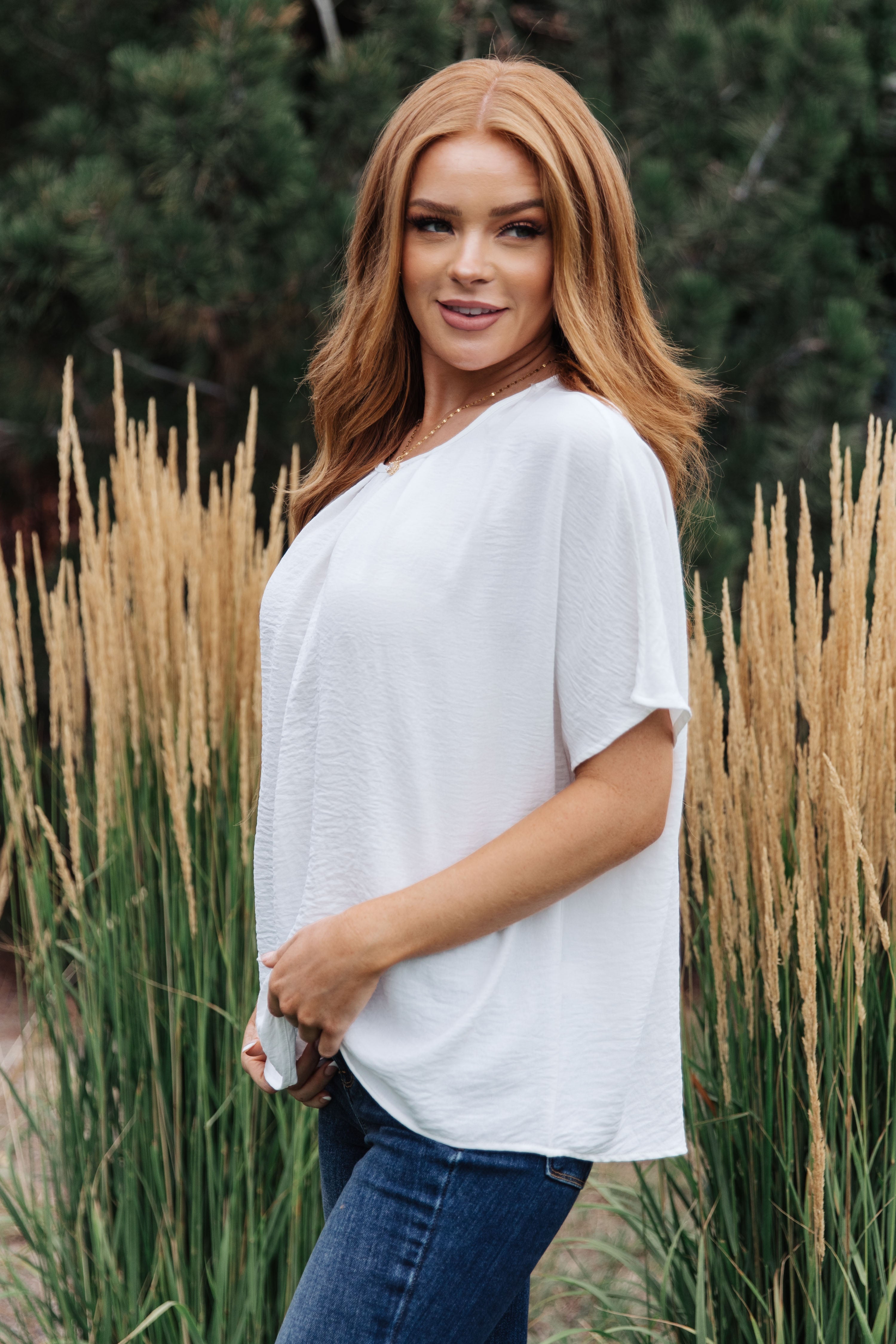Mild Moments Pleat Detail Top - WEBSITE EXCLUSIVE