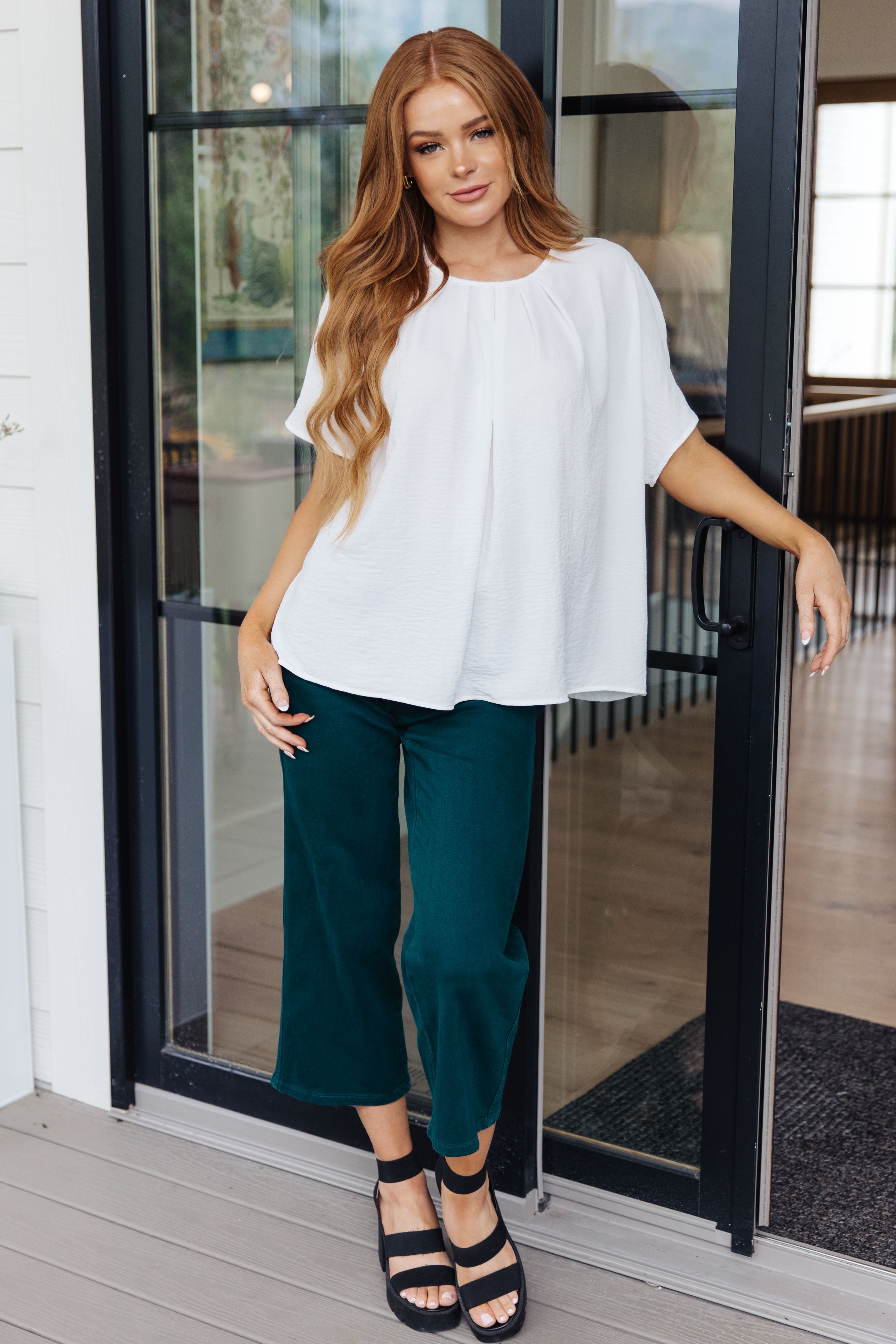 Mild Moments Pleat Detail Top - WEBSITE EXCLUSIVE