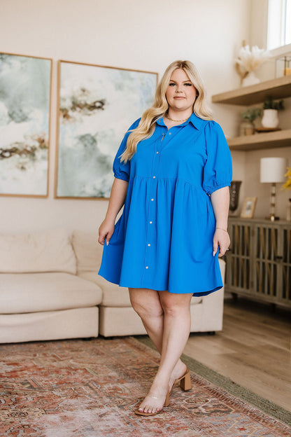 Morning Glory Button Down Dress - WEBSITE EXCLUSIVE