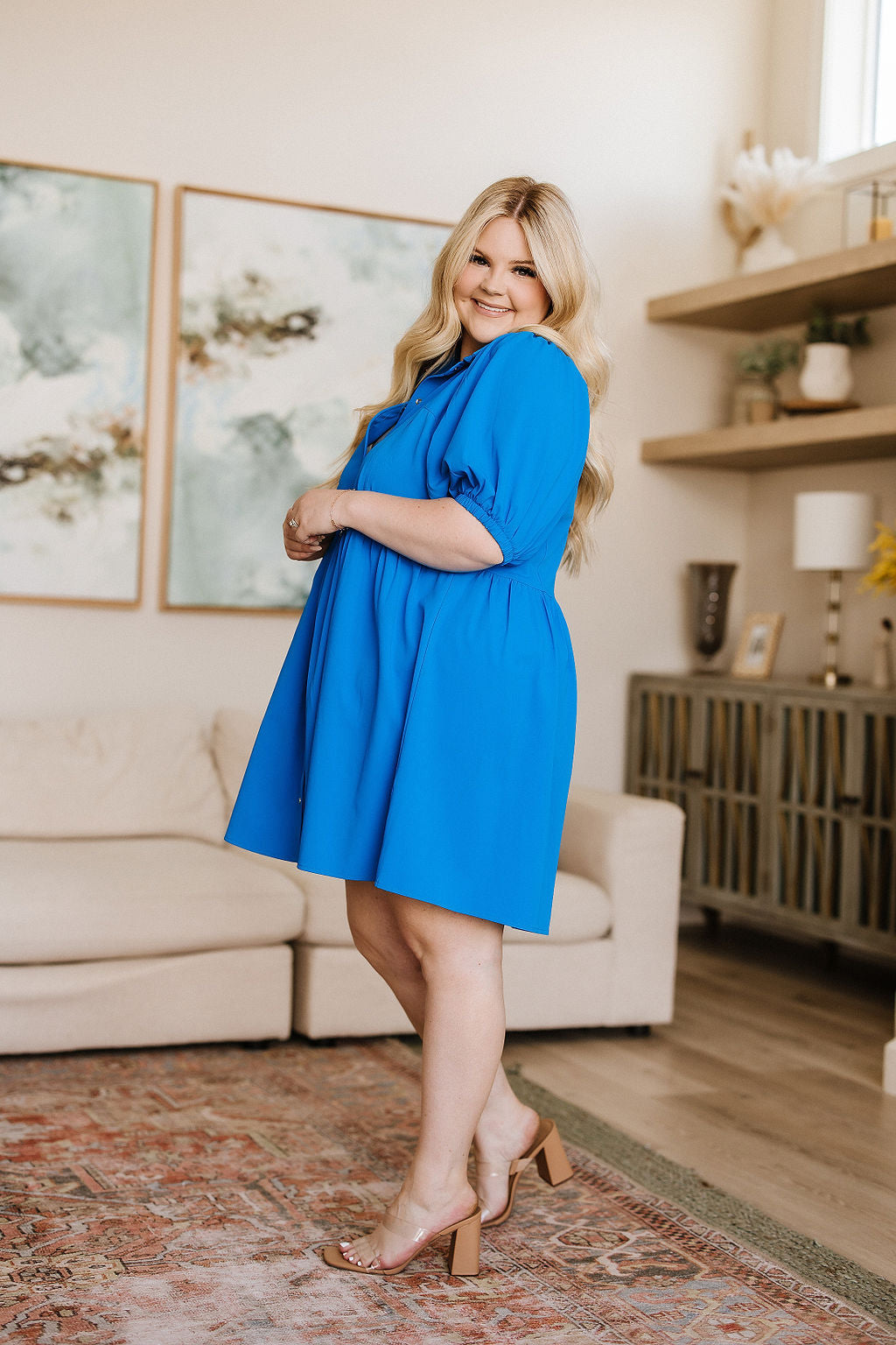 Morning Glory Button Down Dress - WEBSITE EXCLUSIVE