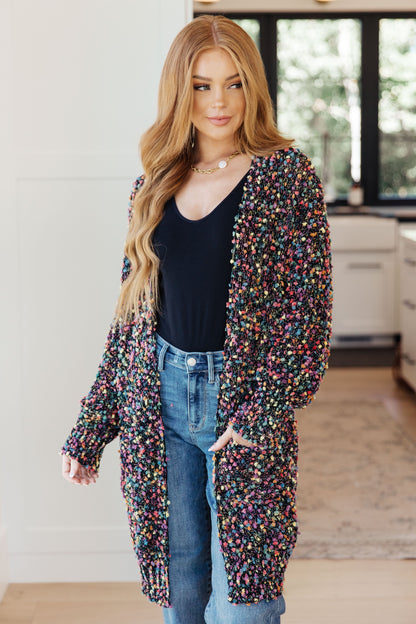 No Time Like The Present Confetti Cardigan - WEBSITE EXCLUSIVE
