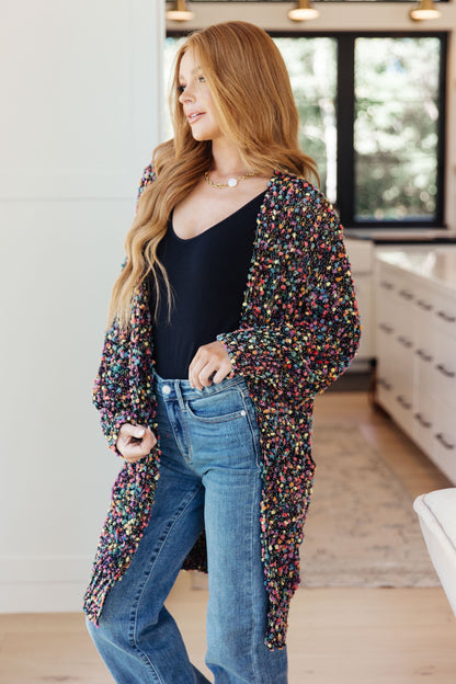 No Time Like The Present Confetti Cardigan - WEBSITE EXCLUSIVE