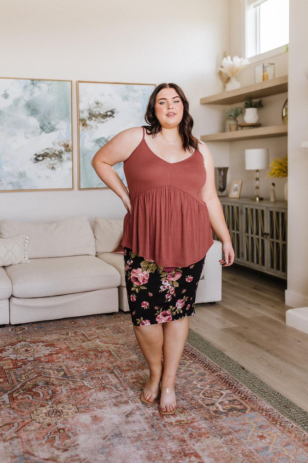 Perfectly Pristine Floral Pencil Skirt - WEBSITE EXCLUSIVE