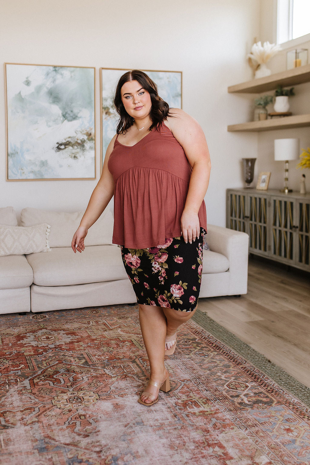 Perfectly Pristine Floral Pencil Skirt - WEBSITE EXCLUSIVE