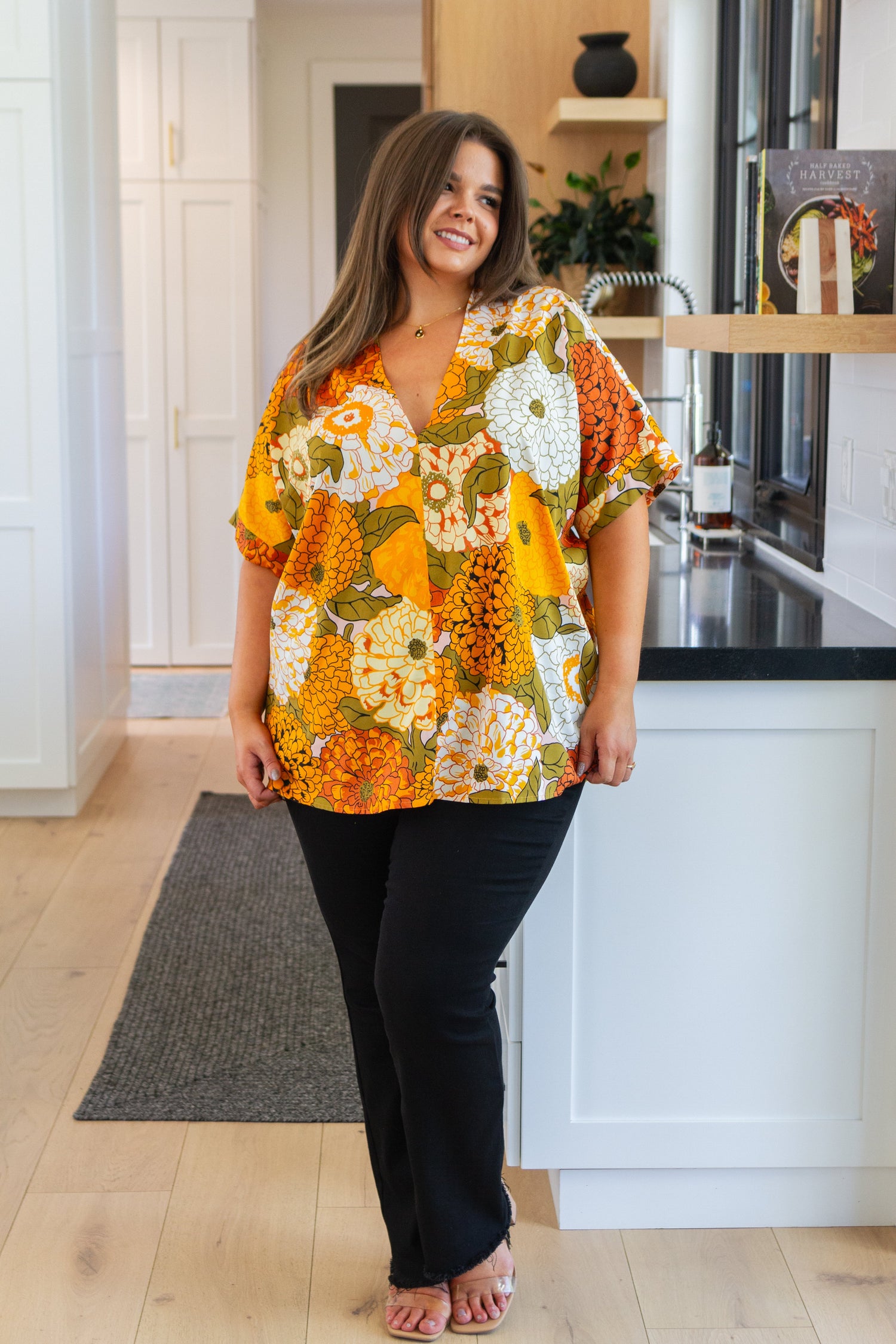 Picking Blooms Blouse in Amber Mix - WEBSITE EXCLUSIVE