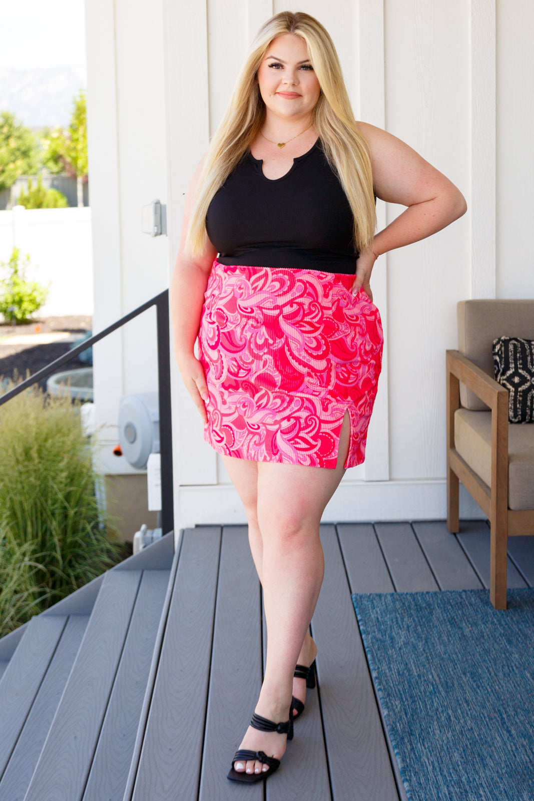 Pink, Paisley, and Perfect Mini Skirt - WEBSITE EXCLUSIVE