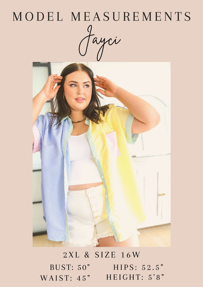 Sandra Striped Flutter Sleeve Dress - WEBSITE EXCLUSIVE