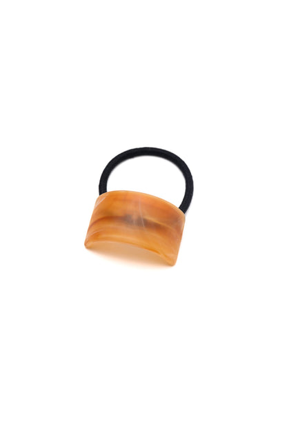 Rectangle Cuff Hair Tie Elastic in Amber - WEBSITE EXCLUSIVE