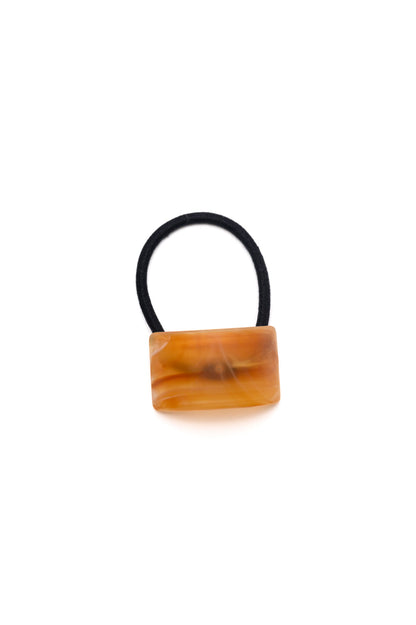 Rectangle Cuff Hair Tie Elastic in Amber - WEBSITE EXCLUSIVE