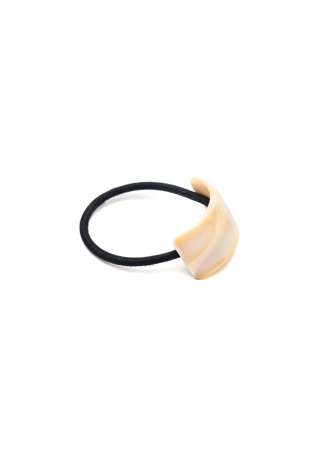Rectangle Cuff Hair Tie Elastic in Ivory - WEBSITE EXCLUSIVE