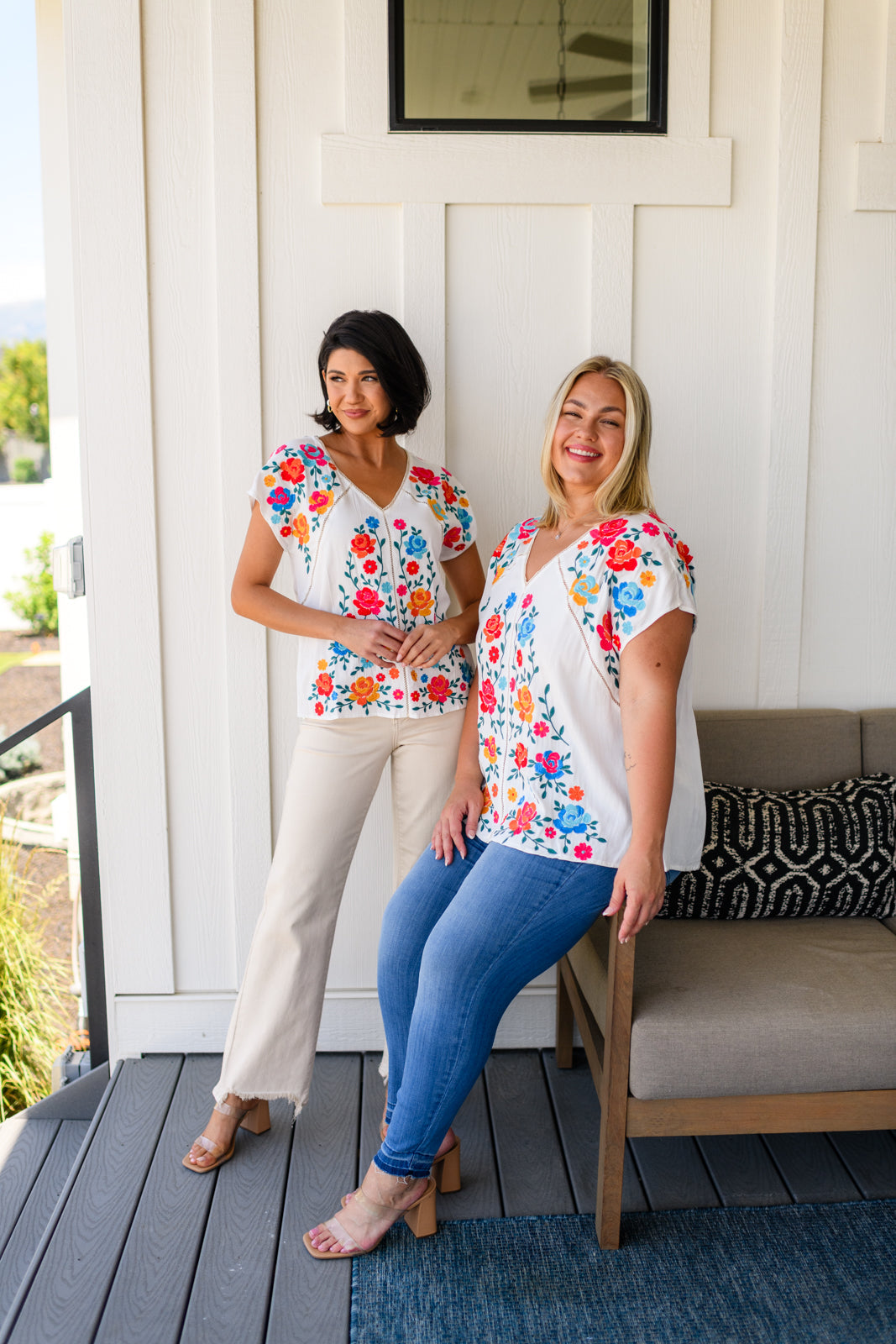 Rose Garden Embroidered Blouse - WEBSITE EXCLUSIVE