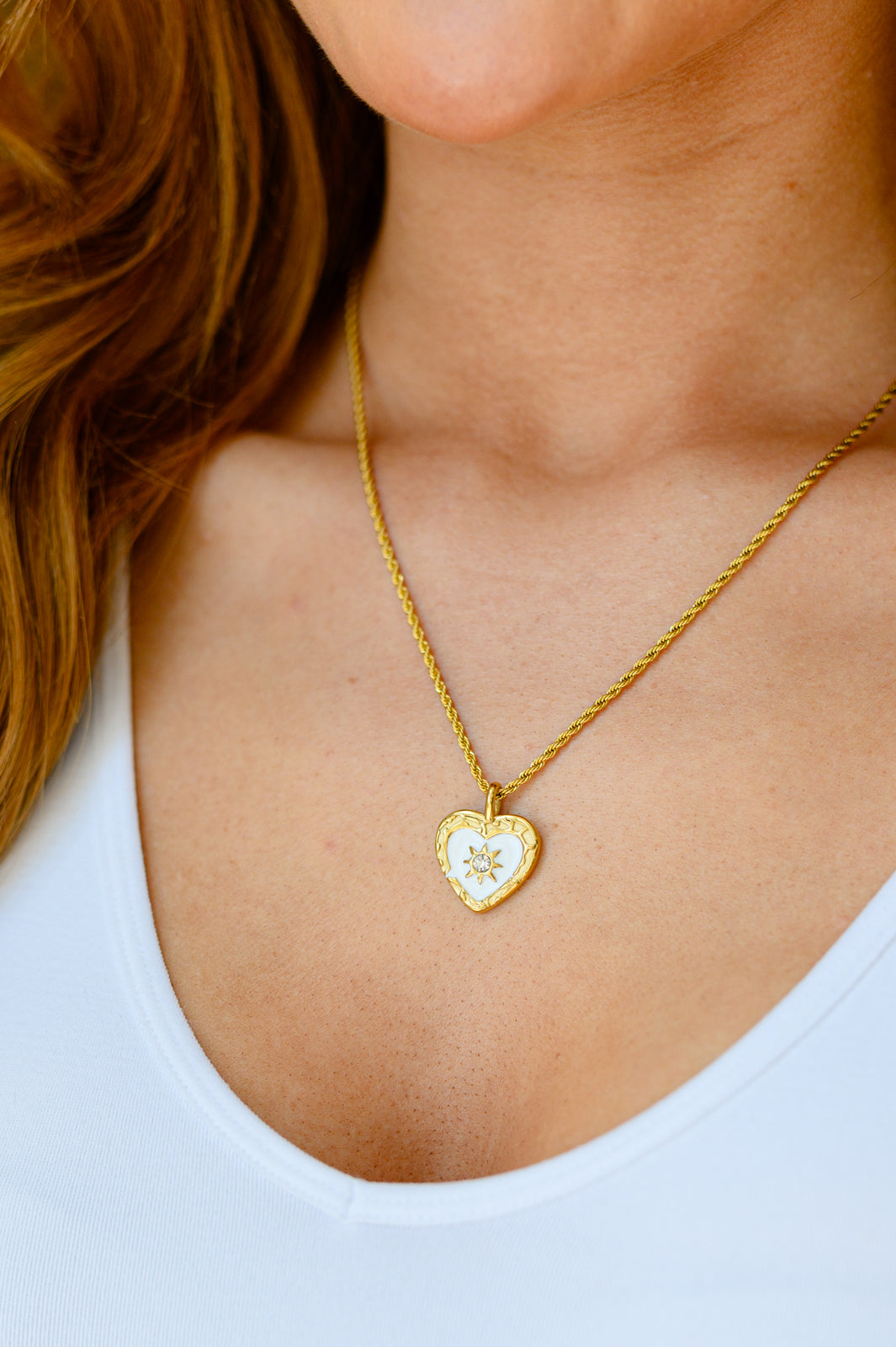 Sacred Heart Pendant Necklace - WEBSITE EXCLUSIVE