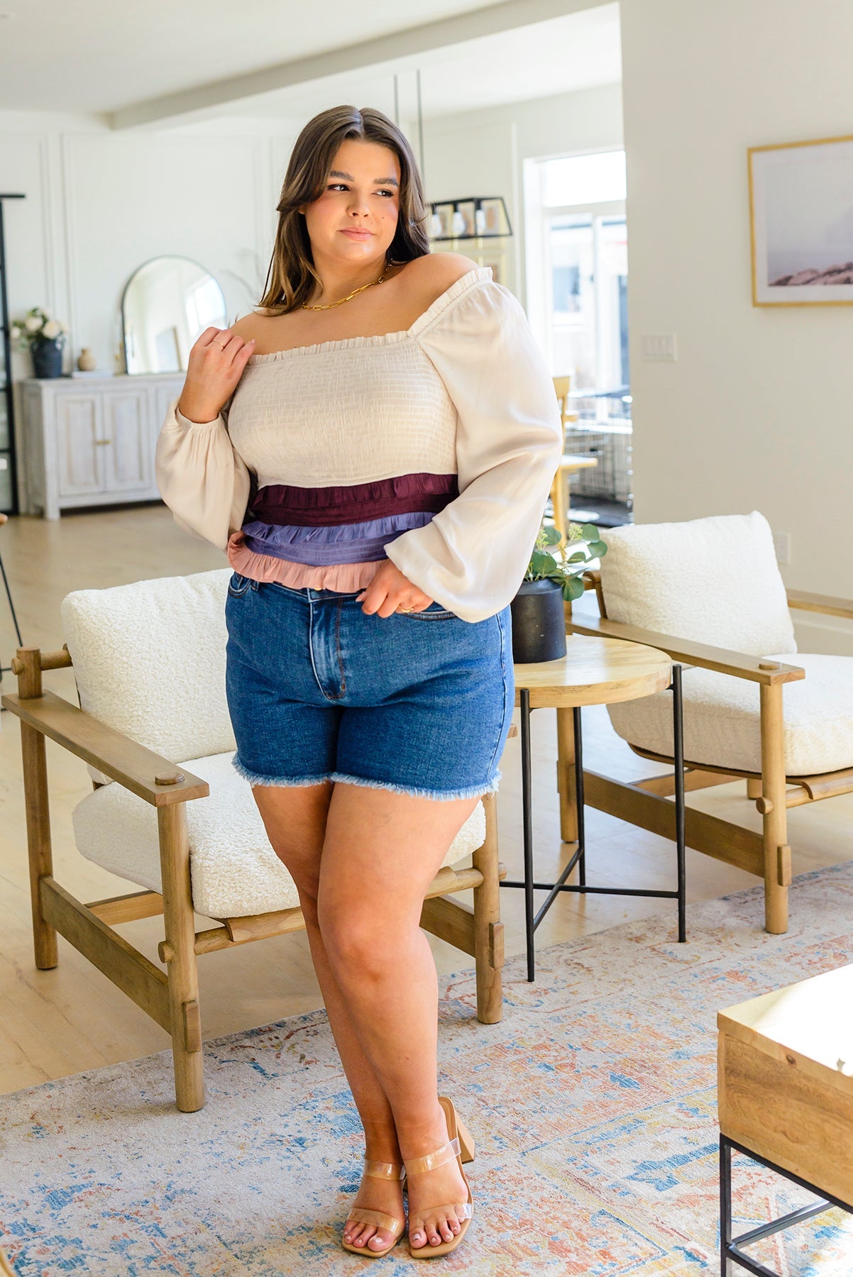 Shirley Smocked Ruffle Blouse - WEBSITE EXCLUSIVE