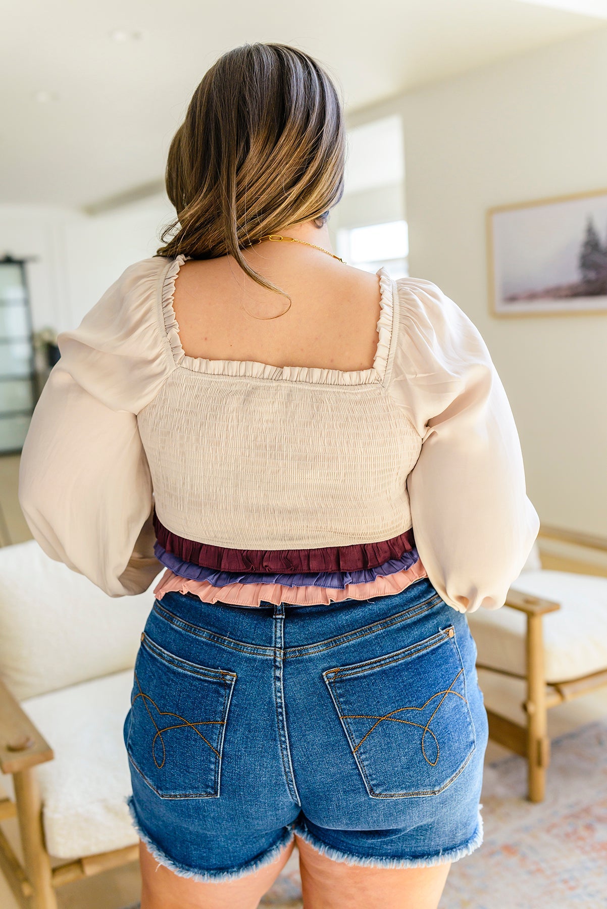Shirley Smocked Ruffle Blouse - WEBSITE EXCLUSIVE