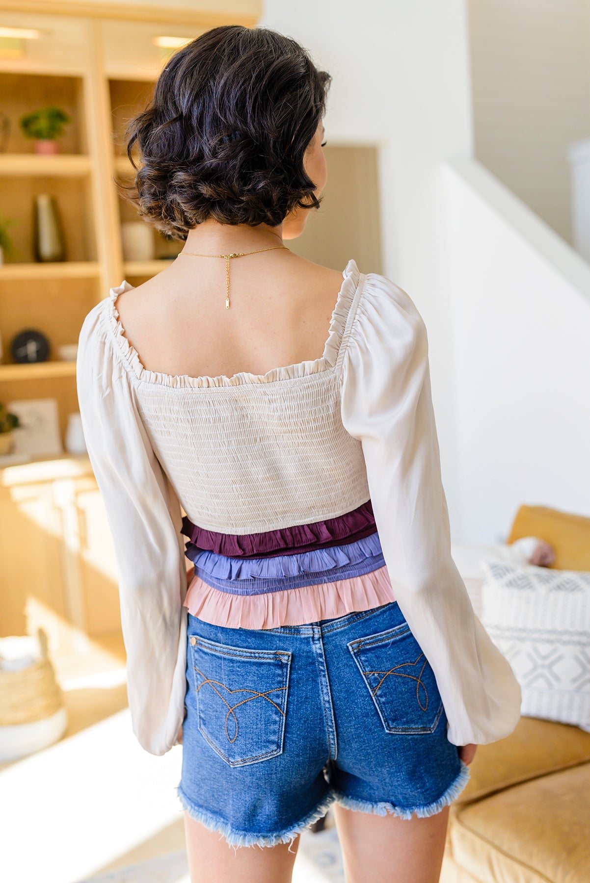 Shirley Smocked Ruffle Blouse - WEBSITE EXCLUSIVE