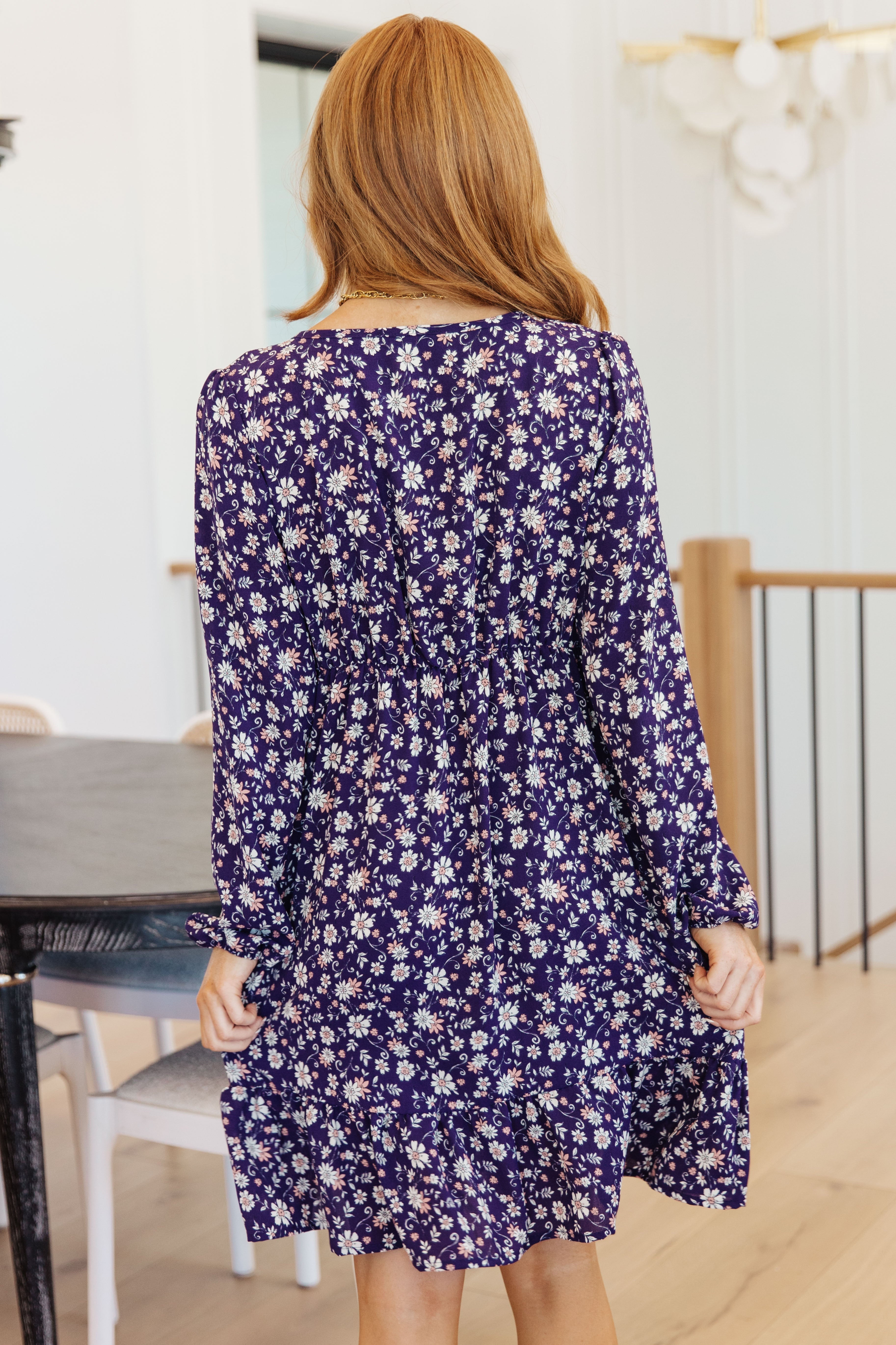 Since You’ve Been Gone Floral V-Neck Dress - WEBSITE EXCLUSIVE