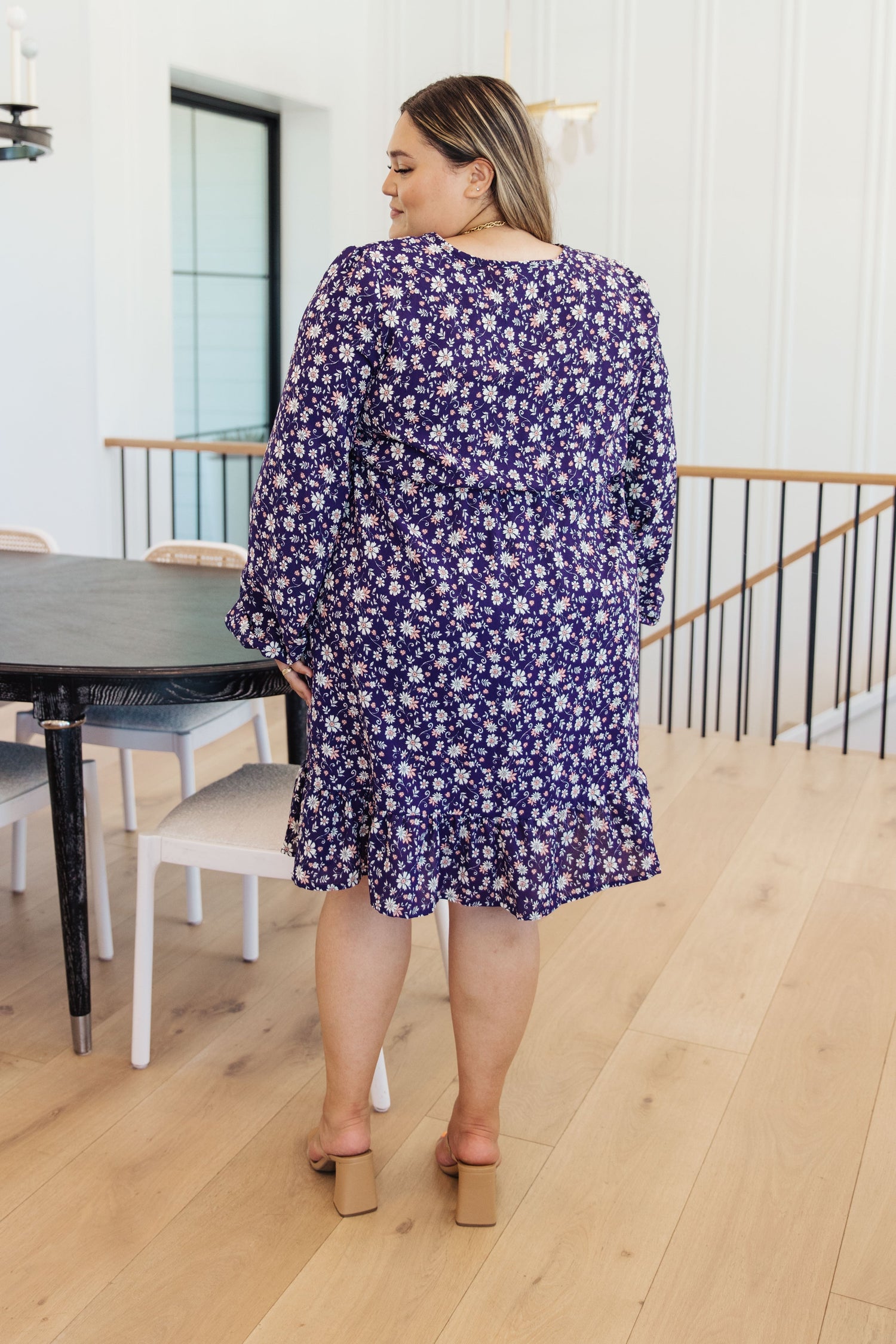 Since You’ve Been Gone Floral V-Neck Dress - WEBSITE EXCLUSIVE