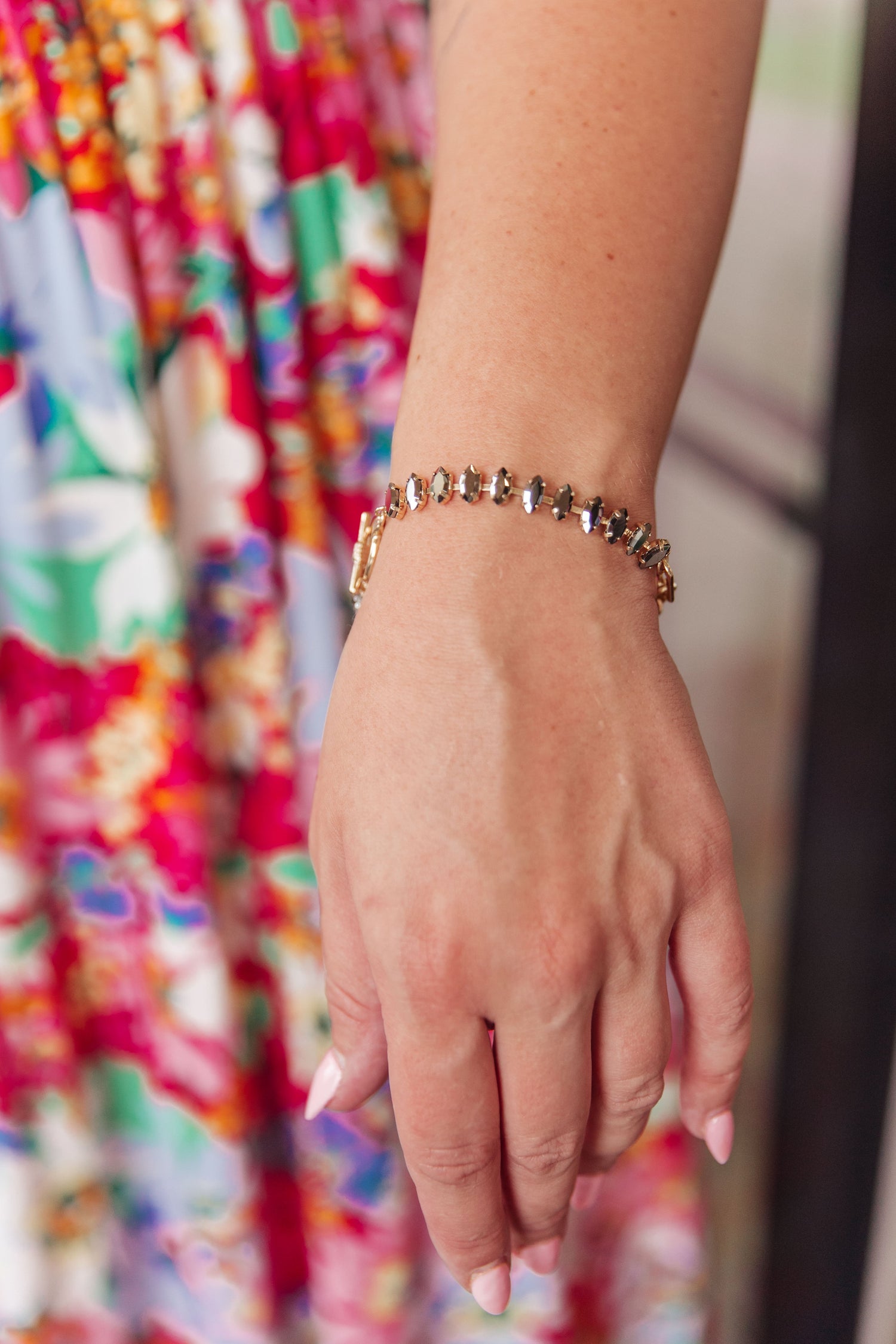 Sofia Toggle Bracelet In Gold - WEBSITE EXCLUSIVE