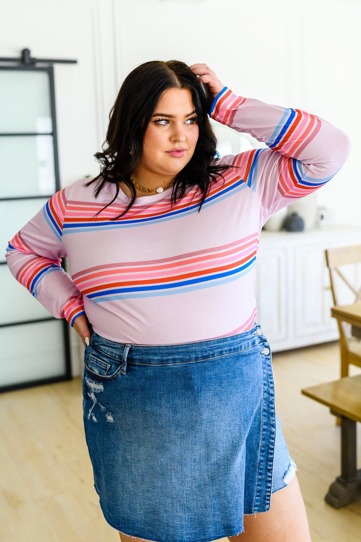 Sweet Like Candy Striped Long Sleeve - WEBSITE EXCLUSIVE