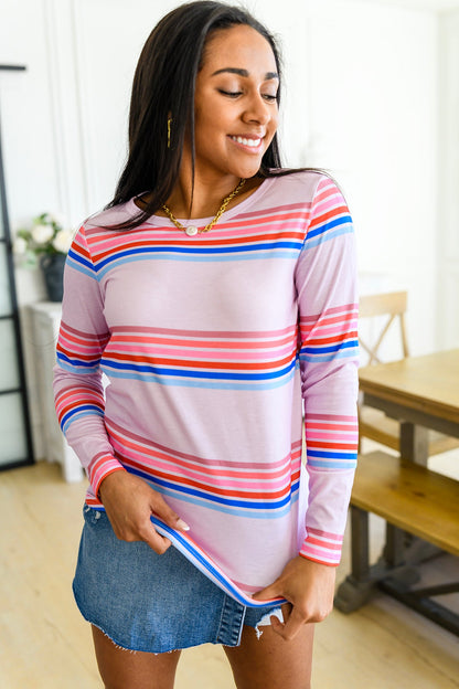 Sweet Like Candy Striped Long Sleeve - WEBSITE EXCLUSIVE