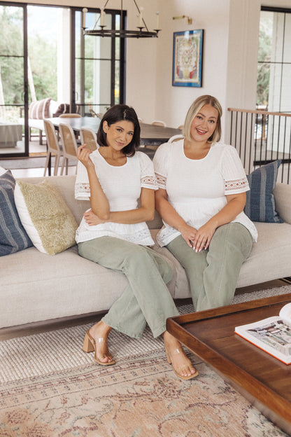 Sweet Sister Peplum Blouse - WEBSITE EXCLUSIVE