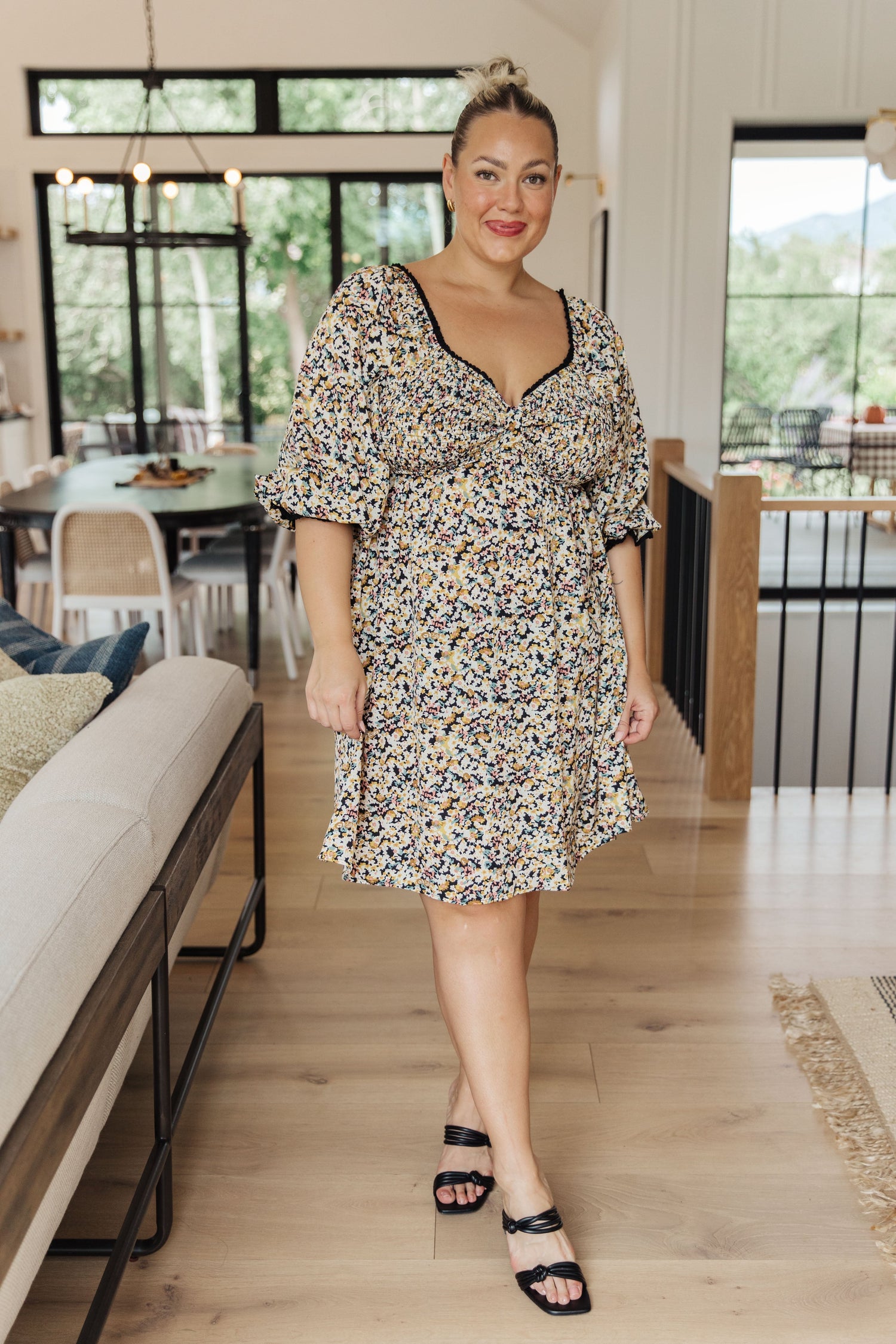 Sweet Solitude Floral Babydoll Dress - WEBSITE EXCLUSIVE