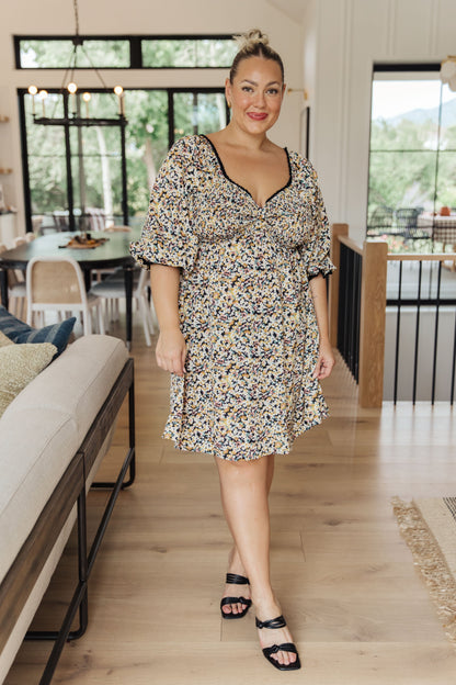 Sweet Solitude Floral Babydoll Dress - WEBSITE EXCLUSIVE